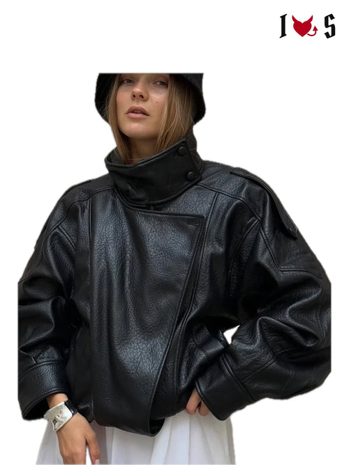 Bad Reputation Leather Bomber 2