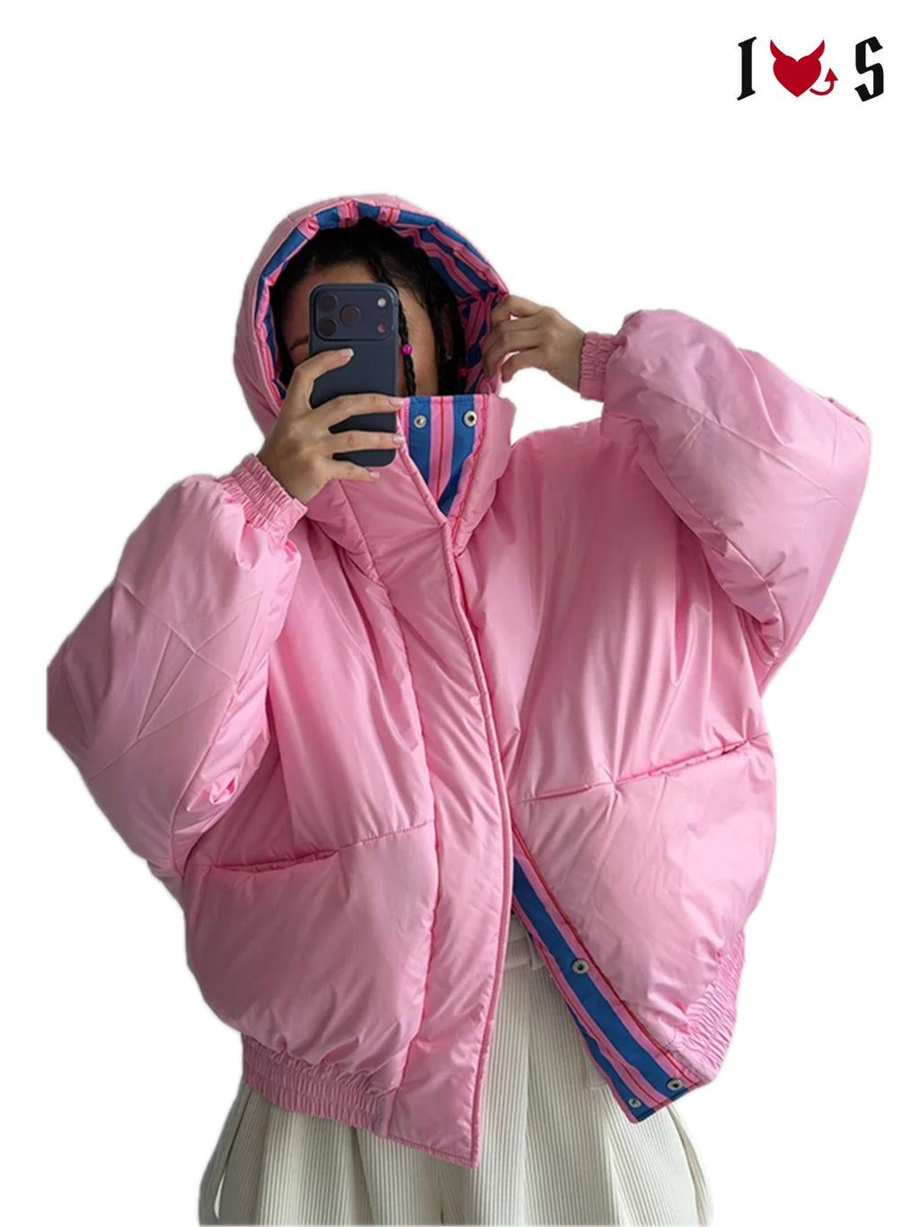 Reversed to solid pink
