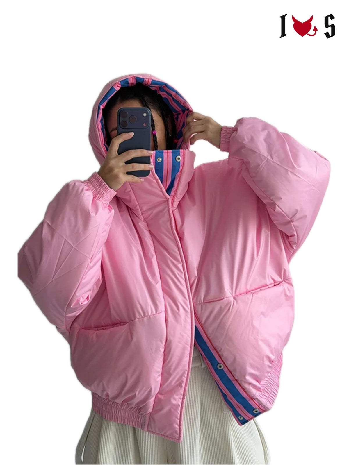 Reversed to solid pink