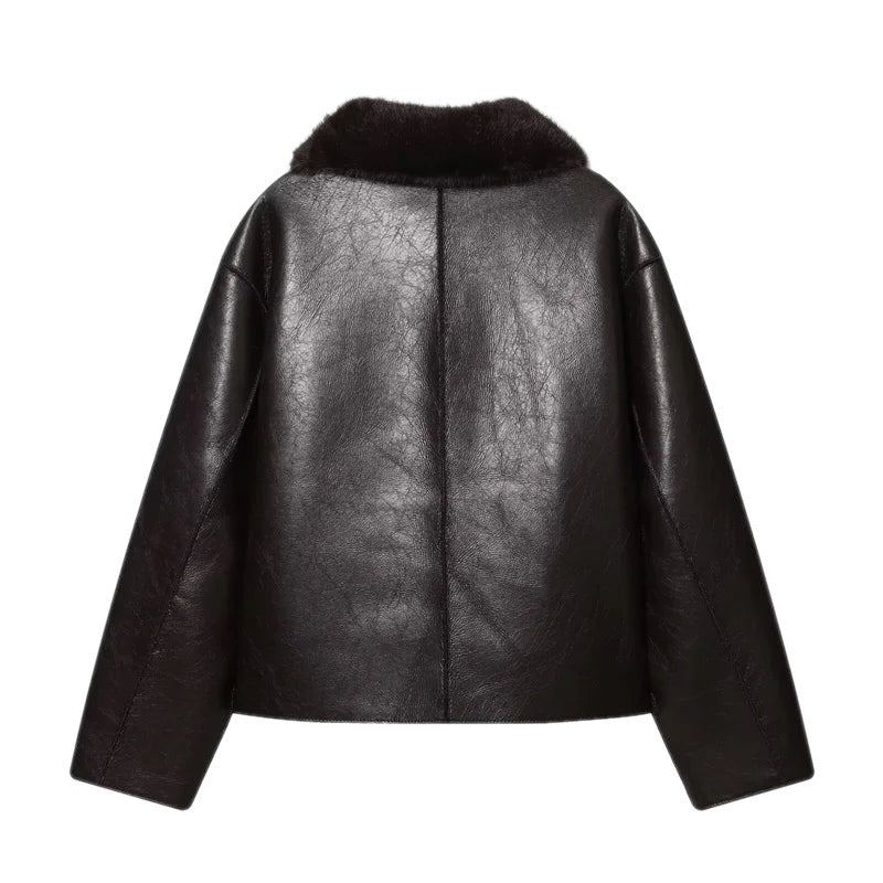 Getaway Reversible Jacket Dark Brown - back