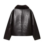 Getaway Reversible Jacket Dark Brown - back