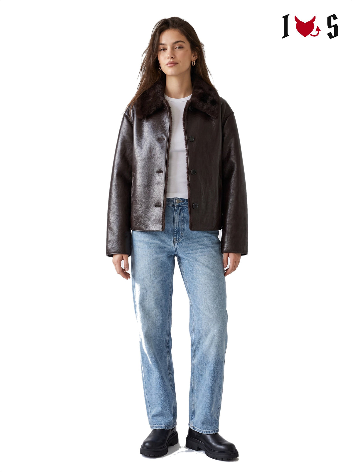 Getaway Reversible Jacket Dark Brown - front