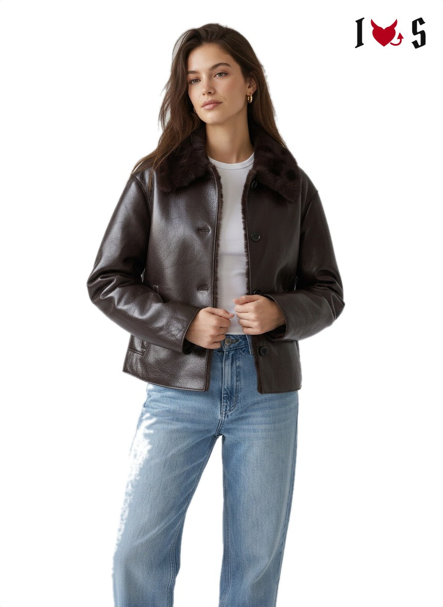 Getaway Reversible Jacket Dark Brown