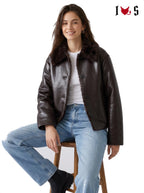 Getaway Reversible Jacket Dark Brown