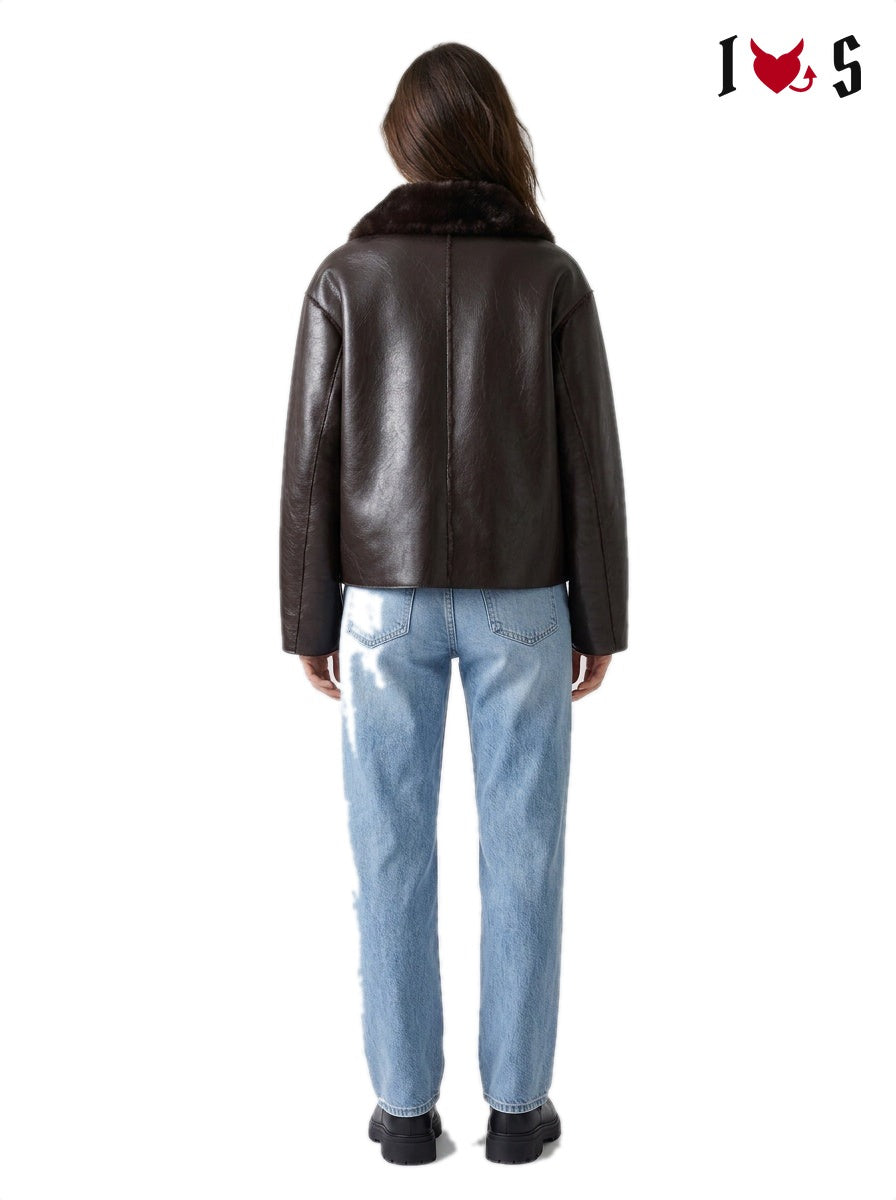 Getaway Reversible Jacket Dark Brown