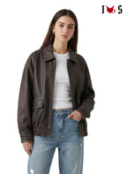 Outlaw Biker Jacket Brown