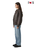 Outlaw Biker Jacket Brown