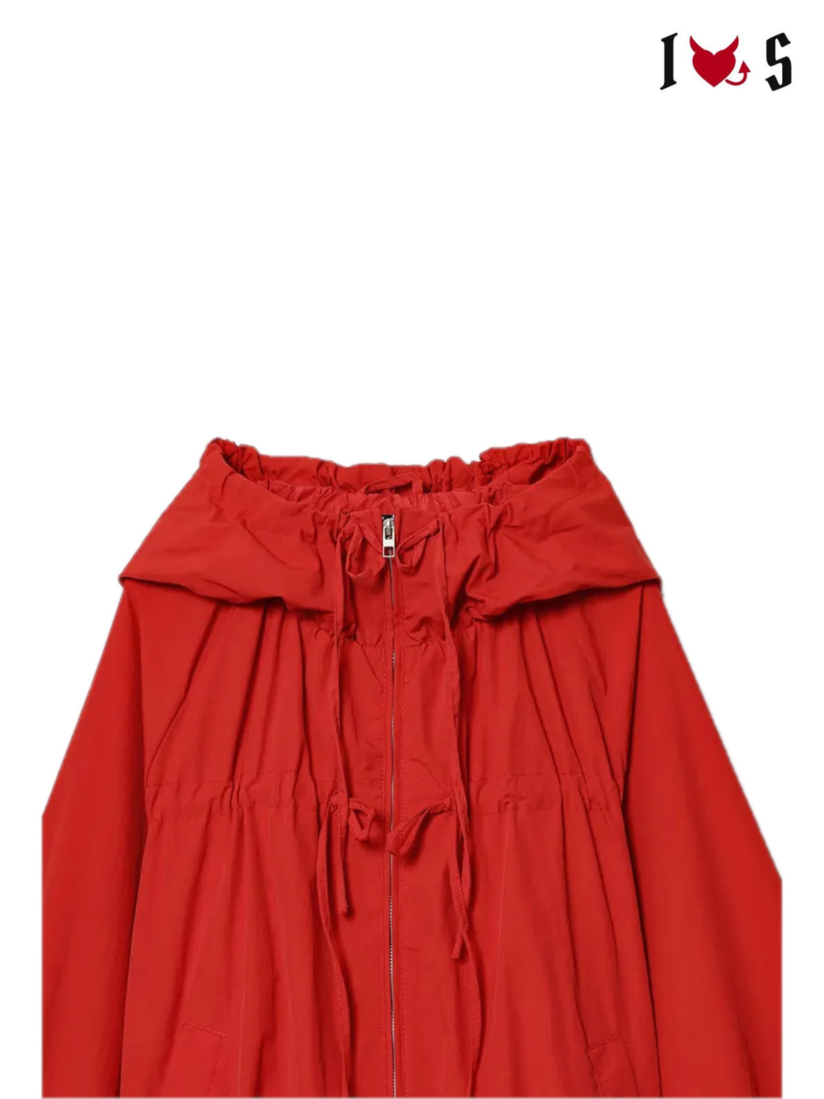 Ruched front detail